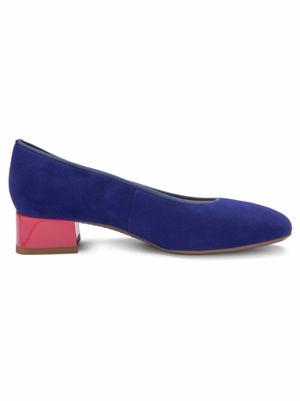 NEW ARA women's gypsum dress pumps in ink/strawberry